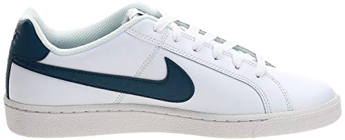 Nike Court Royale, Zapatillas para Mujer, Blanco/Azul valeriana, 37.5 EU