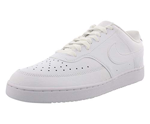 Nike Court Vision LO, Zapatillas Hombre, Blanco (White/White/Black 102), 44.5 EU