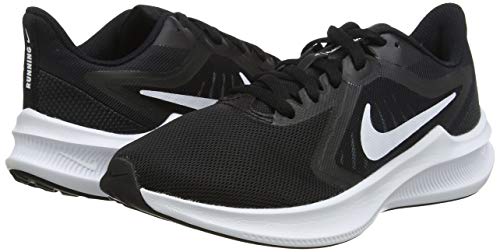 Nike Downshifter 10, Running Shoe Mujer, Black/White-Anthracite, 39 EU