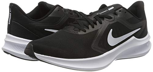 NIKE Downshifter 10, Zapatillas Hombre, Black White Anthracite, 44.5 EU