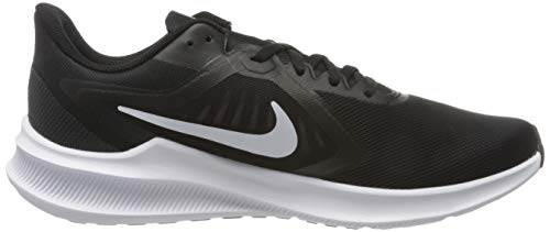 NIKE Downshifter 10, Zapatillas Hombre, Black White Anthracite, 44.5 EU