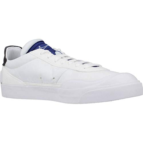 Nike Drop-Type, Running Shoe Mens, Blanco/Azul Royal Intenso/Negro/Rojo Universitario, 42 EU