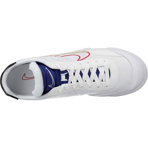 Nike Drop-Type, Running Shoe Mens, Blanco/Azul Royal Intenso/Negro/Rojo Universitario, 42 EU