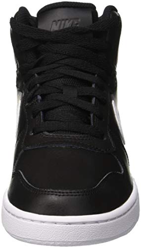 Nike Ebernon Mid, Zapatillas Altas Mujer, Negro (Black/White 001), 36 EU