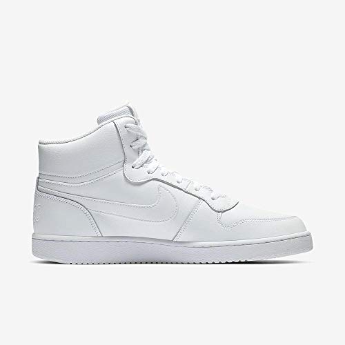 Nike Ebernon Mid, Zapatillas sin Cordones Hombre, Blanco (White/White 100), 47 EU