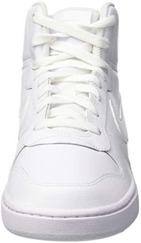 Nike Ebernon Mid, Zapatillas sin Cordones Hombre, Blanco (White/White 100), 47 EU