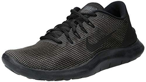 Nike Flex 2018 RN, Zapatillas de Running Hombre, Negro (Black/Black-Dark Grey-Anthracite 002), 41 EU