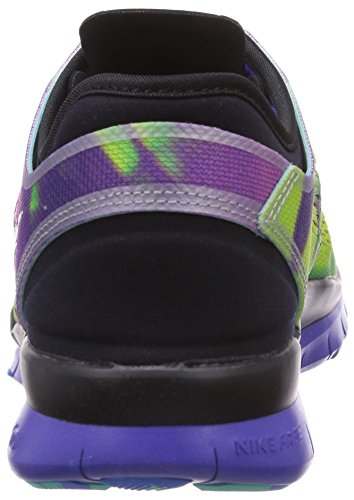 Nike Free 5.0 Tr Fit 5 Print - Zapatillas para mujer, Color Multicolor (Black/Black-Prsn Violet-Pht Bl), Talla 36