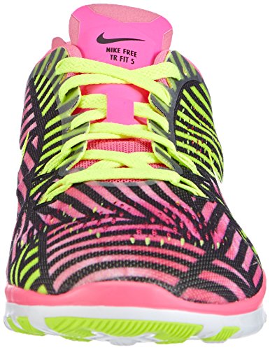 Nike Free 5.0 Tr Fit 5 - Zapatillas para mujer, PINK POW/VOLT-BLACK, 36.5