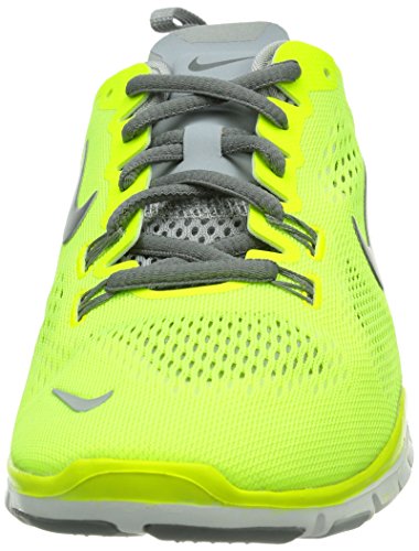 Nike Free 5.0 Traing Fit 4 - Zapatillas de running para Mujer, Amarillo - Grün (Volt/Cool Grey-Wolf Grey-White), 37.5
