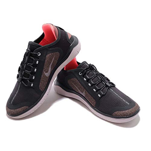 Nike Free RN 2018 Shield, Zapatillas de Running Mujer, Grau Oil Grey Metallic Silver Smoke 001, 36 2/3 EU