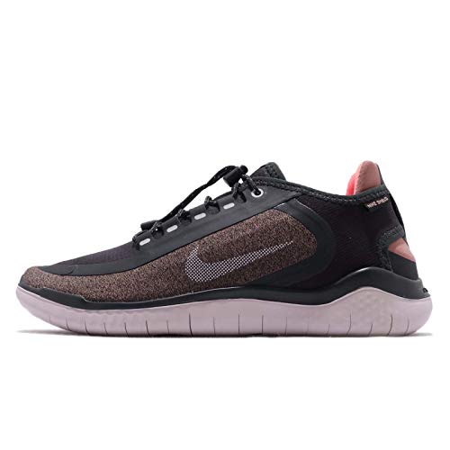 Nike Free RN 2018 Shield, Zapatillas de Running Mujer, Grau Oil Grey Metallic Silver Smoke 001, 36 2/3 EU