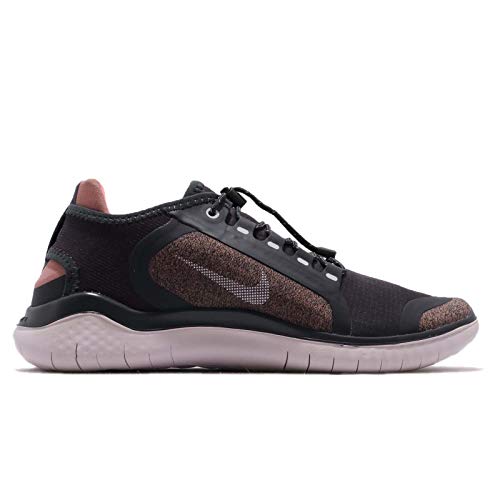 Nike Free RN 2018 Shield, Zapatillas de Running Mujer, Grau Oil Grey Metallic Silver Smoke 001, 36 2/3 EU