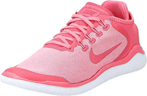 Nike Free RN 2018 Sun, Zapatillas de Running para Asfalto Mujer, Rosa (Sea Coral/Tropical Rosa/Vast Grigio 800), 38 EU