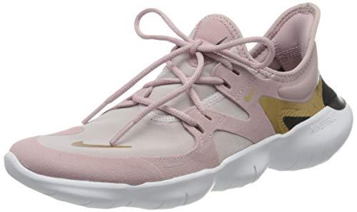Nike Free RN 5.0, Zapatillas de Running Mujer, Morado (Plum Chalk/Metallic Gold-Plati 501), 37.5 EU