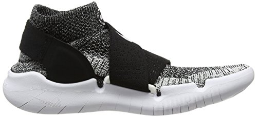 Nike Free RN Motion Flyknit 2018, Zapatillas de Running Niños, Negro (Black/White 001), 38 EU