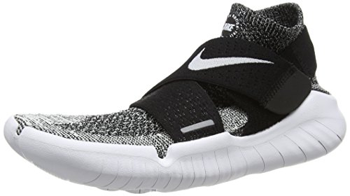 Nike Free RN Motion Flyknit 2018, Zapatillas de Running Niños, Negro (Black/White 001), 38 EU