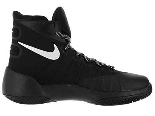 Nike Hyperdunk 2015 (gs) zapatillas de baloncesto para chicos Negro / metÃ¡lico de plata TamaÃ±o 4 M