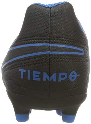 Nike JR Legend 8 Club FG/MG, Zapatillas de ftbol, Black Black Lt Photo Blue Cyber, 37.5 EU