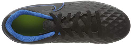 Nike JR Legend 8 Club FG/MG, Zapatillas de ftbol, Black Black Lt Photo Blue Cyber, 37.5 EU