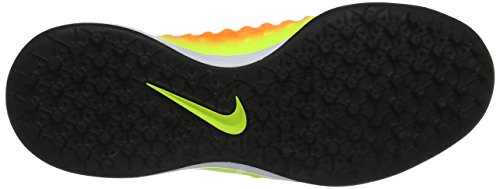 Nike Jr Magistax Opus II TF, Botas de fútbol Unisex Adulto, Amarillo (Volt/Black-Total Orange-Clear Jade), 38