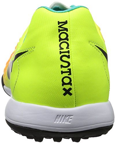 Nike Jr Magistax Opus II TF, Botas de fútbol Unisex Adulto, Amarillo (Volt/Black-Total Orange-Clear Jade), 38