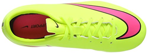 Nike Jr. Mercurial Victory V FG - Zapatillas de fútbol infantil, Amarillo (volt/hyper pink-black 760), 33