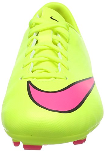 Nike Jr. Mercurial Victory V FG - Zapatillas de fútbol infantil, Amarillo (volt/hyper pink-black 760), 33