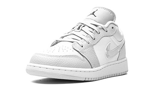 Nike Juniors Air Jordan 1 Bajo SE GS - DD3234100 - Blanco Camo, color Blanco, talla 37.5 EU