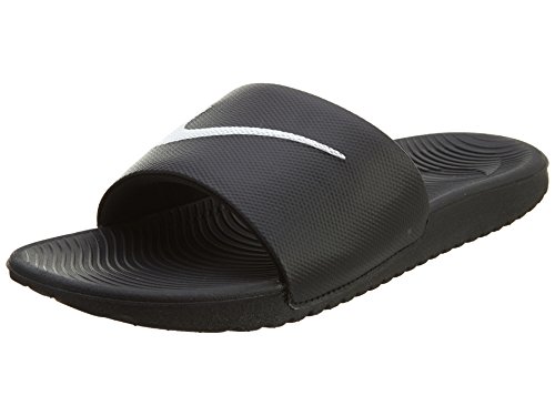 Nike KAWA Slide (GS/PS), Chanclas Hombre, Multicolor (Black/White 001), 36 EU