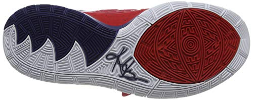 Nike Kyrie 6, Zapatillas de Baloncesto. Hombre, Blanco, Rojo y Azul, 45.5 EU
