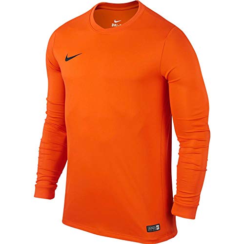 Nike LS YTH Park Vi JSY Camiseta de Manga Larga para Niños, Naranja (Safety Orange/Black), L