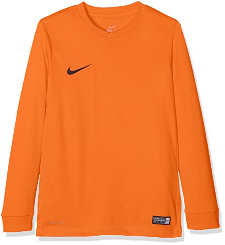 Nike LS YTH Park Vi JSY Camiseta de Manga Larga para Niños, Naranja (Safety Orange/Black), L