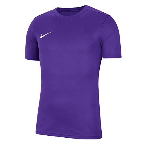 NIKE M Nk Dry Park VII JSY SS Camiseta de Manga Corta, Hombre, Rojo (Court Purple/White), L