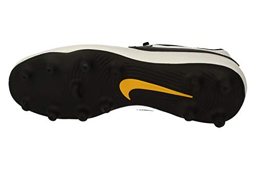Nike MAJESTRY FG, Zapatillas de Deporte Unisex Adulto, Multicolor (White/Black/Amarillo 107), 40.5 EU