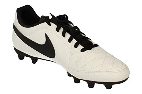 Nike Majestry FG, Zapatillas de Deporte Unisex Adulto, Multicolor (White/Black/Amarillo 107), 44 EU