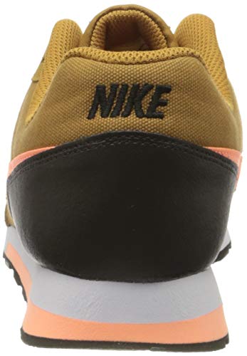Nike MD Runner 2 (GS), Zapatillas Unisex Adulto, Trigo/Naranja Pulso-Negro-Blanco, 37.5 EU