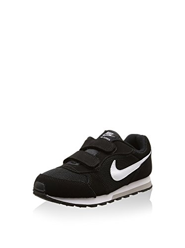 Nike MD Runner 2 (PSV), Zapatillas de Deporte Niñas, Multicolor (Negro 000), 34 EU