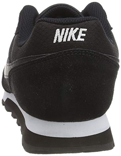 Nike MD Runner 2, Zapatillas de Running Mujer, Negro (Black / Black-White), 38 EU