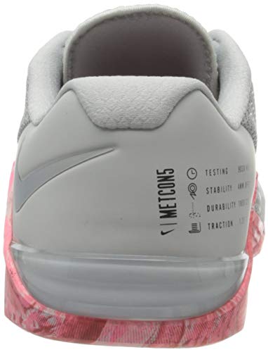 Nike Metcon 5, Zapatillas de Atletismo para Mujer, Multicolor (Pure Platinum/Oil Grey/Imperial Blue 4), 38 EU