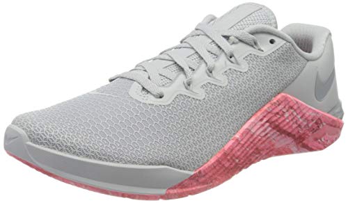 Nike Metcon 5, Zapatillas de Atletismo para Mujer, Multicolor (Pure Platinum/Oil Grey/Imperial Blue 4), 38 EU
