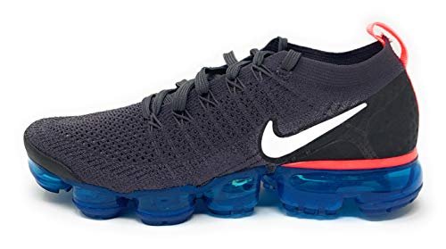 Nike Mujer Air Vapormax Flyknit 2 Thunder Gris/Blanco/Geode Verde Azulado/Negro Talla 8 US