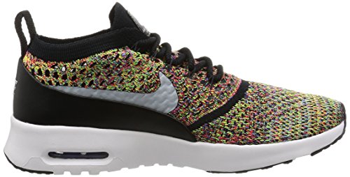 Nike Mujeres Air AX Thea Ultra FK Bajos & Medios Cordon Zapatos para Correr, Bright Crimson/Wolf Grey-Black-White, Talla 7.5