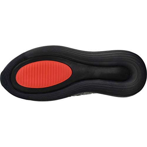 Nike Mx-720-818, Running Shoe Hombre, Negro/Rojo Universitario/Gris Humo Claro/Naranja Magma, 40 EU