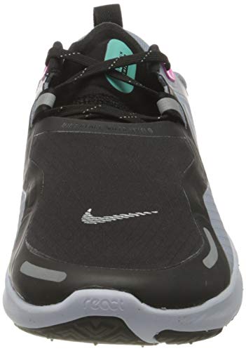 Nike React Miler Shield, Zapatillas para Correr Mujer, Obsidian Mist Black Aurora Gre, 39 EU