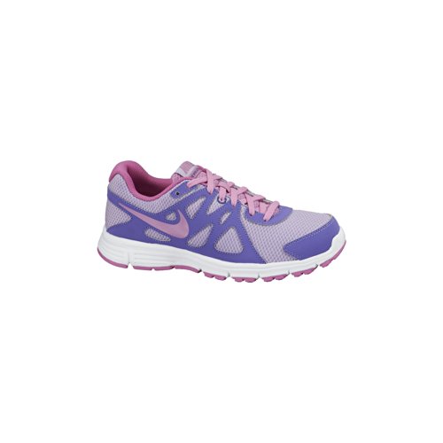 Nike Revolution 2 GS, Zapatillas niña, Blanco/Morado/Rosa, 36.5