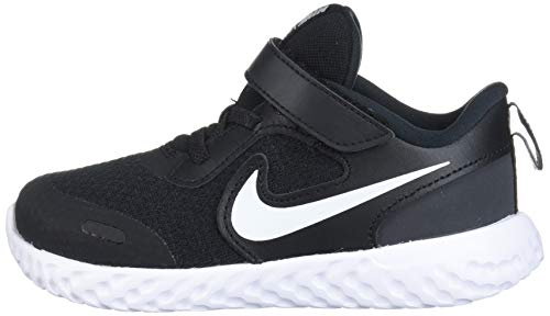 Nike Revolution 5, Running Shoe, Black/White/Anthracite, 32 EU