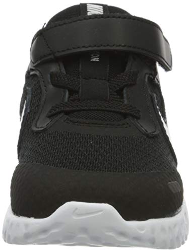 Nike Revolution 5, Running Shoe, Black/White/Anthracite, 32 EU