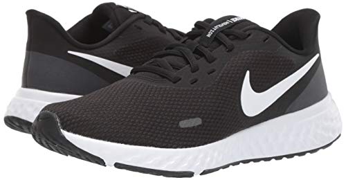 Nike Revolution 5, Running Shoe Mujer, Black/White-Anthracite, 39 EU