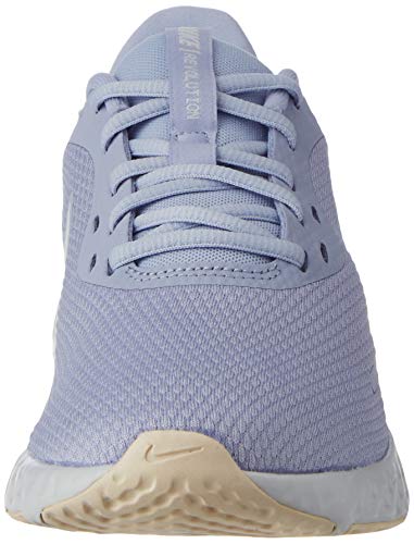 NIKE Revolution 5, Running Shoe Mujer, Ghost/Summit White-World Indigo, 38 EU